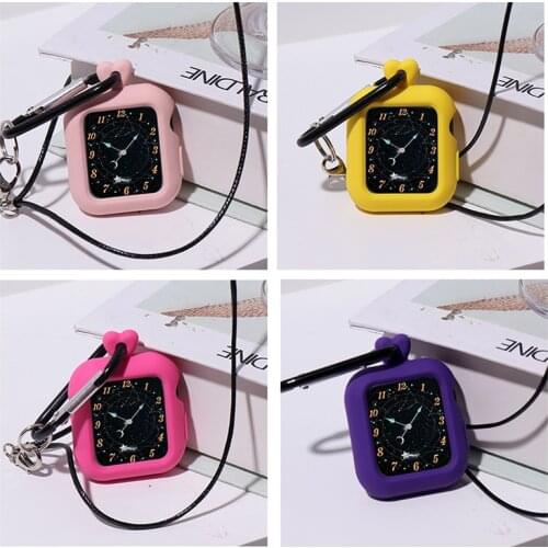 For Apple Watch 1 2 3 4 5 Apple Watch protective case with hook carabiner iWatch 38mm 40mm 42mm 44mm protective case