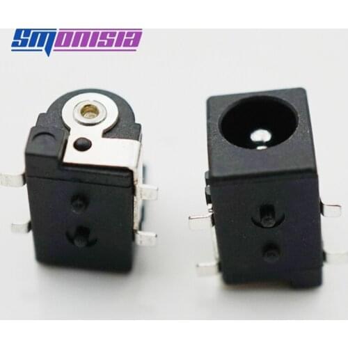 Smonisia 100pcs 2.5mm 4pin DC Power Connector SMD Tablet PC Charging Power Connector 5-pin