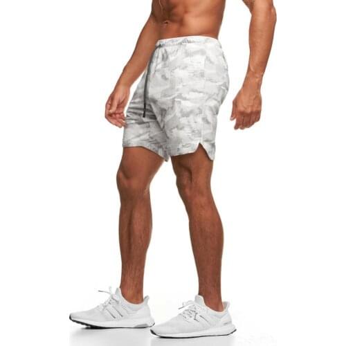 2021 Summer Sports Shorts Men Plus Size Polyester Drawstring Camouflage Loose Casual Sports Men Shorts Casual Beach Wear XXXL