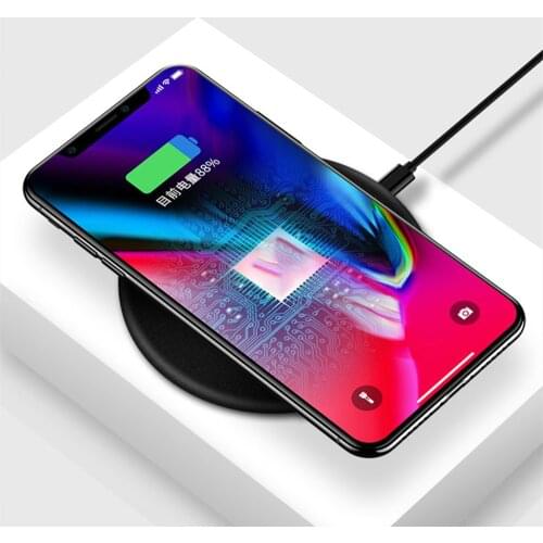 10W Fast Wireless Charger for iPhone12 12ProMax 11 11Pro X XR XSMAX for Samsung Huawei Xiaomi Wireless Charging Pads