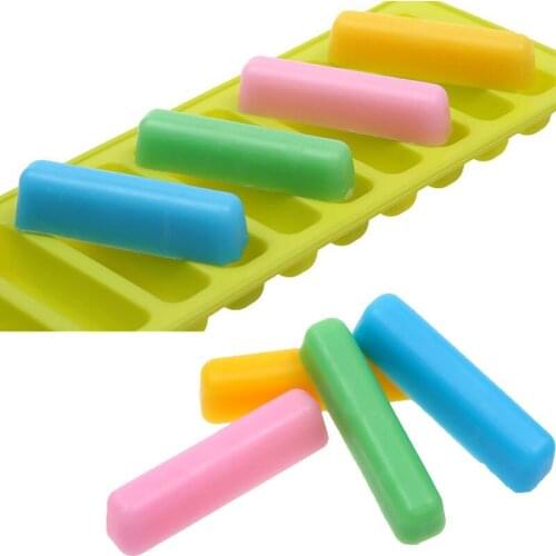 Food- Grade Silicone Cylinder Ice Cube Tray Freezer Mould Ice Cube Mold Chocolate Mold Drinking Mold Tools Kitchen Accessories