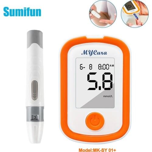 Blood Sugar Meter Glucometer Medical Diabetes Tester Monitoring System Blood Glucose Test Detection Meter Diabetic Monitor