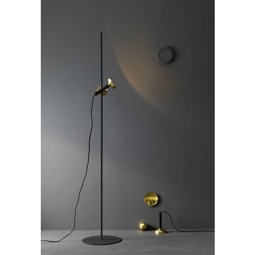 Nordic creative LED floor lamp simple living room floor light Art Bedside bedroom study model room hotel designer floor lamp