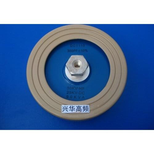 Round ceramics Porcelain high frequency machine new original high voltage DCT110 300PF 30KVHF 25KVDC 90KVA