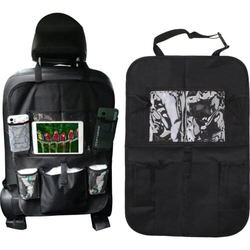 LEEPEE Multi-Pocket Storage Bag Universal Car Seat Back Organizer Tablet Holder Automobiles Interior Accessory