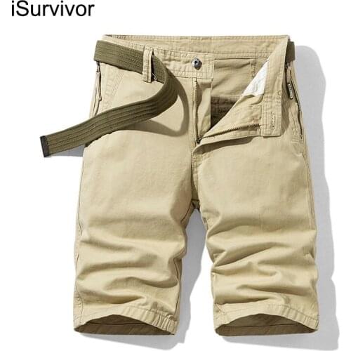 ISurvivor 2021 Japanese summer new mens pants large size five-point pants youth harem pants high-quality multi-pocket shorts