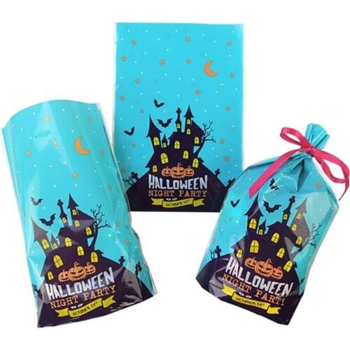 10Pcs/set Halloween Candy Bags Pumpkin Bat Gift Bag Ghost Festival Party Decoration Halloween Party Decoration Supplies