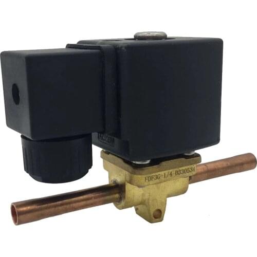 4.5MPa high quality 0.18m3/h solenoid valves is great choice for liquid injection pipe of R23 freezer circuit in cascade unit