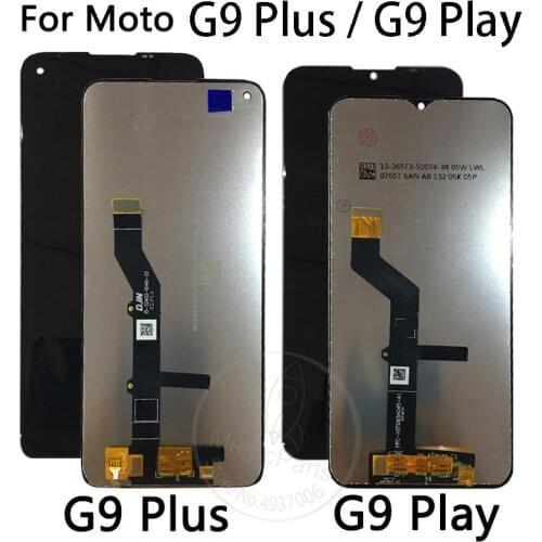 Original New Tested 6.5" For Motorola Moto G9 Play Lcd Screen Display Touch Digitizer Assembly For Moto G9 Plus LCD Diaplsy