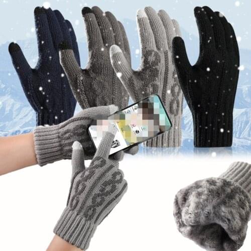 Autumn Winter Warm Mens Touchscreen Gloves Windproof Warm Keep Outdoor Camping Hiking Gloves Sports Full Finger Gloves