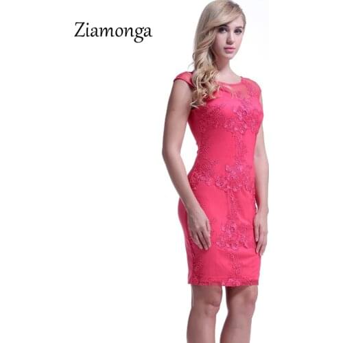 Ziamonga Elegant Womens Mini Dress Sexy O-Neck Sleeveless Nightclub Black Lace Bodycon Dresses Elegant Casual Lace Bandage Dress