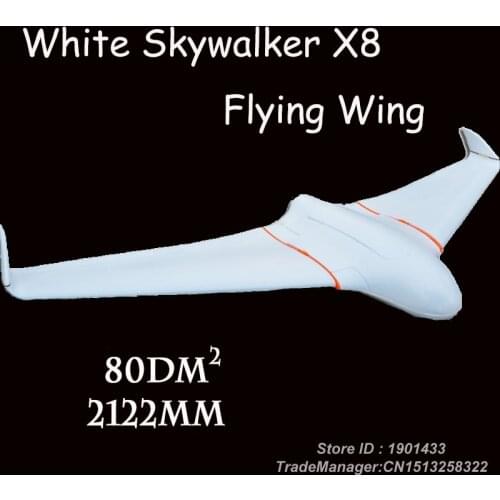 Skywalker X8 white Version Skywalker FPV Flying Wing 2122mm RC Plane Empty frame 2 Meters x-8 EPO RC Toy