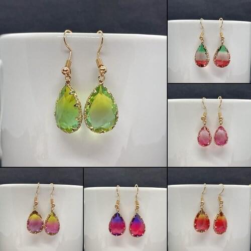 Crochet Earrings, Ladies Fashion Jewelry Set for Wedding Banquet, 10.5mm * 18mm Geometric Drop Shape Charm Fashion Jewelry