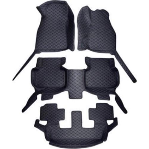 Custom special car floor mats for Right Hand Drive Nissan Patrol Y62 7 seats 2020-2011 waterproof carpets for Patrol 2018