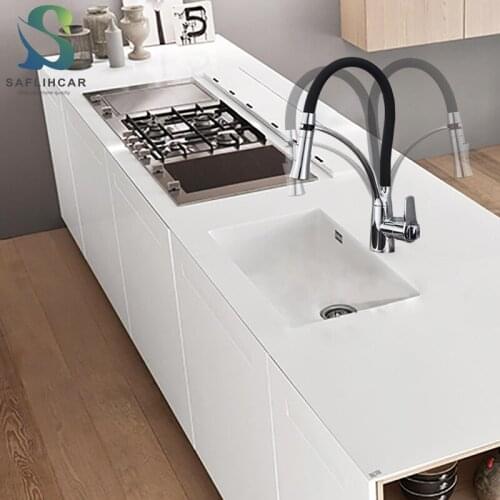 Thermostatic Kitchen Sink Faucet Fashion and Luxury Faucet Thermostatic Control Kitchen Faucet Deck Installation Sink Faucet
