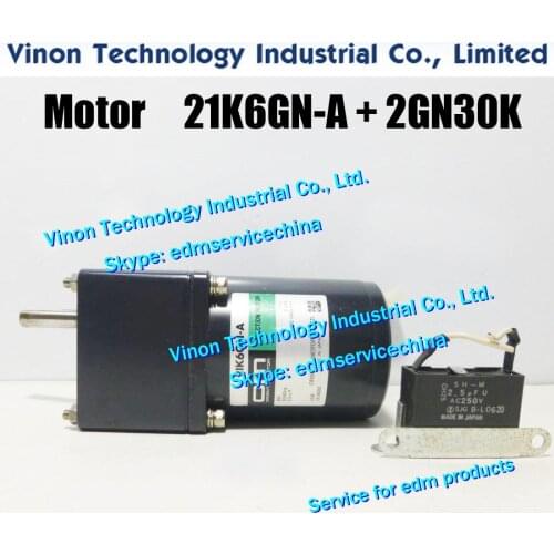 Oriental Motor 21K6GN-A with 2GN30K Gear Head Set (Japan Oriental) for Charmilles Drill EDM Machine HD,SD 200002139 Charmilles