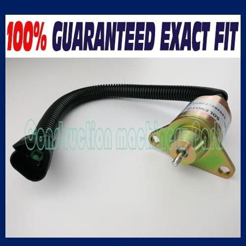 For Yanmar Fuel Stop Solenoid shutoff solenoid Replace 129486-77952 119486-77953 1500-3076 - Fast free shipping
