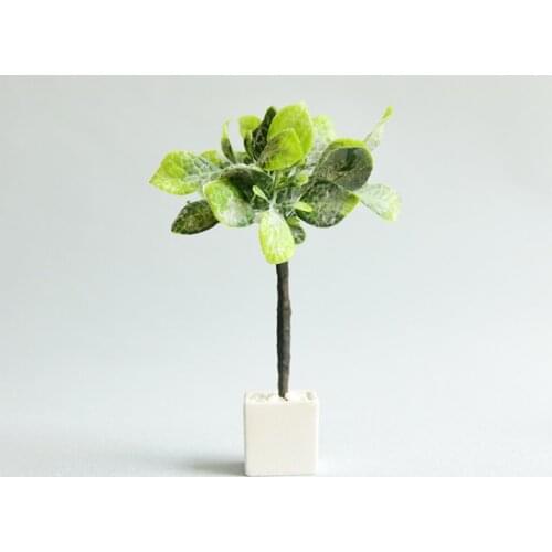 1:12 1:8 Dollhouse Potted Plants Bonsai Display Toys Dollhouse Garden Decor