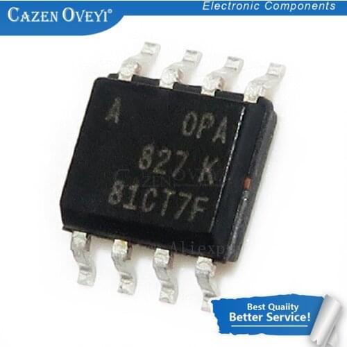 1pcs/lot pcs/lot OPA827AIDR OPA827AID OPA827 SOP-8 OPAMP JFET 22MHZ In Stock