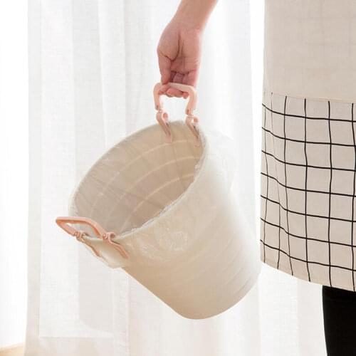 Ceative High Quality 1Pc Portable Trash Can Clamp Plastic Garbage Bag Clip Fixed Waste Bin Bag Holder