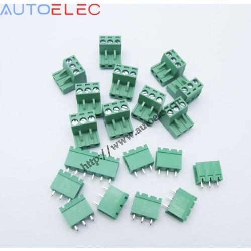 100X3P Pitch 5.08mm PCB Electrical Screw PCB terminal blocks Connector male&female for Access Control System
