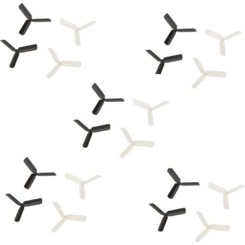 20 pieces RC aircraft paddles parts for Hubsan H107C X4 H107 H107L H107D H107C H108 H108C JXD385 -black and white