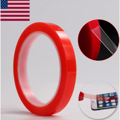 25M RED Double Side Adhesive Tape Strong Sticky For Cell Phone LCD Screen Repair