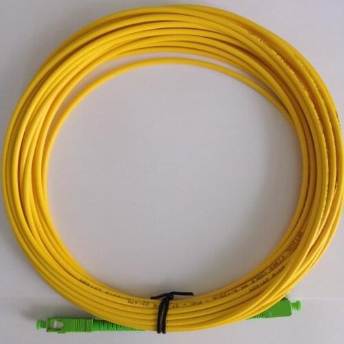 Free Shipping SC APC Fiber Patch Cable Cord 10m Monomodo SC/APC-SC/APC Optical Fiber Jumper