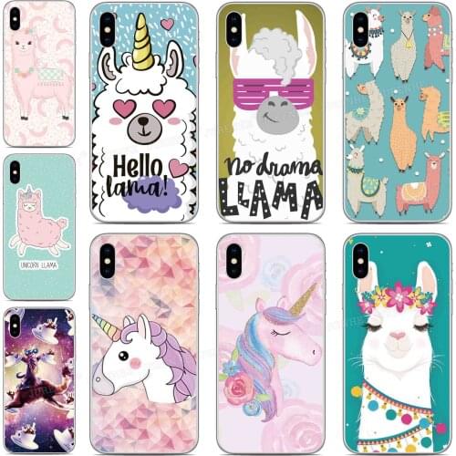 Llama Unicorn Cover For ZTE Blade A7 A5 A3 L8 2019 2020 Axon 11 SE 10 Pro 5G A7s V10 V2020 Vita 20 Smart Libero S10 Phone Case