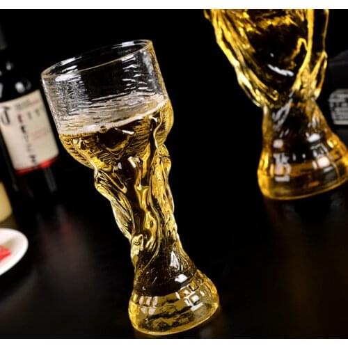 Creative Hercules Football Cup Glass Beer Cup 850ML Large Capacity Water Cup For Fans Kitchen Bar Drinking Cup Whiskey Glass