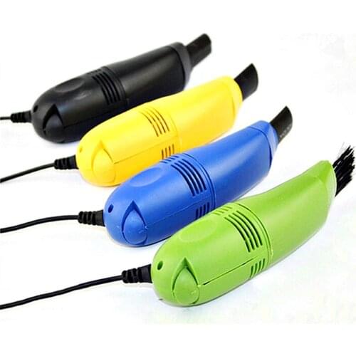Mini USB Keyboard Cleaner Desktop Vacuum Computer PC Laptop Brush Dust Cleaning Kit for Laptop Computers Keyboards Desk Set