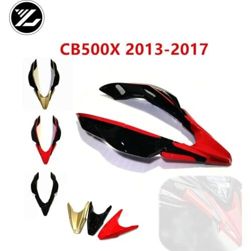 Modified front beak into the air duct nozzle shroud FOR HONDA CB500X 2013-2017 Front Fairing Mask Nose Beak Mandible Headlight