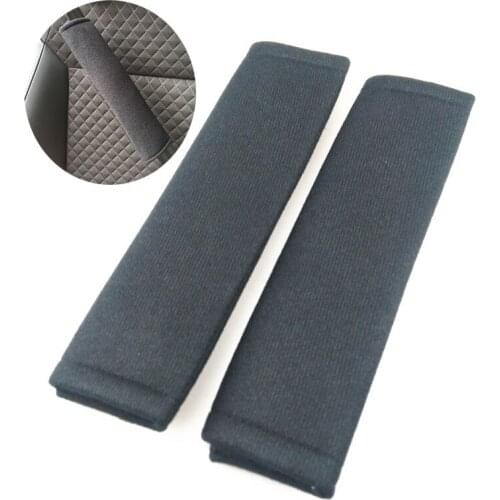 2 seat belt pad soft velvet car adult shoulder pad for Land Rover Range Rover/Evoque/Freelander/Discovery