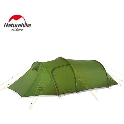 Naturehike New ultralight Opalus Tunnel double Tent outdoor camping hiking 2/3/4 Persons tent