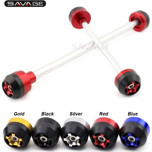 Front Rear Axle Fork Crash Sliders For SUZUKI GSXS 1000/F GSX-S1000 GSX-S1000F 2015-2019 16 17 Motorcycle Wheel Protector GSX-S