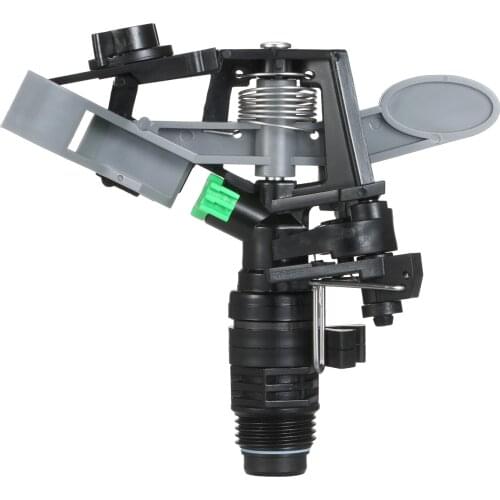 Angle Adjustable Impact Sprinkler Controllable Angle Automatic Irrigation Garden Sprinkler Rotating Nozzle for Lawn Yard Garden