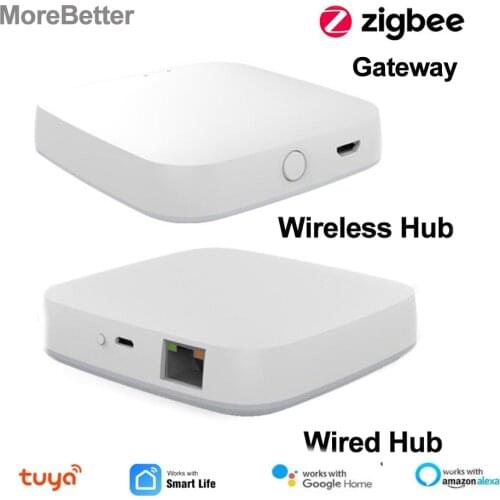 Tuya Zigbee Bridge Smart Home Zigbee Gateway Hub Remote Control Zigbee Devices Via Smart Life APP Works with Alexa Google Home