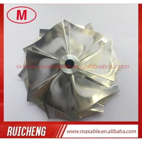 TD05H 451470-0001 66.65/84.00mm 6+6 blades high performance turbo billet/milling/aluminum 2618 compressor wheel for racing