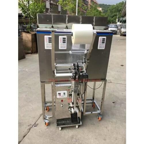 110V 220V Vertical Automatic Multifunction Mixing Packaging Machine For Nuts Tea Medlar Particle Powder Packaging Machine