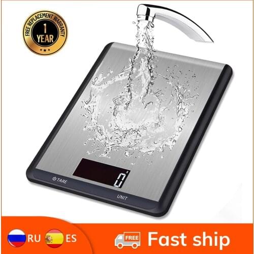 10kg Digital Kitchen Food Scale Electronic Balance,Stainless Steel Multifunction Measuring Weight Tool,LCD Electronic Gram Scale
