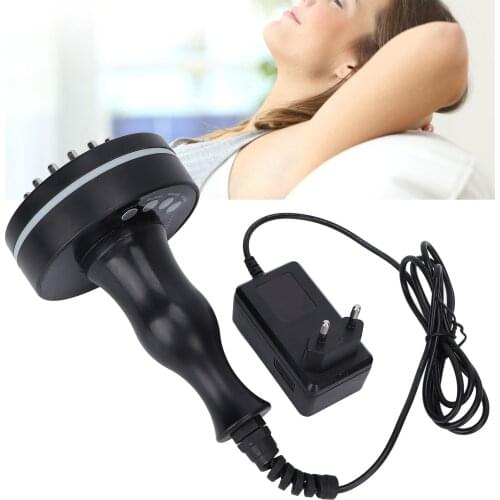 Electronic Meridian Brush Slimming Machine vibration massager Infrared MicroElectric Heated Health Scraping Detox Therapy Device