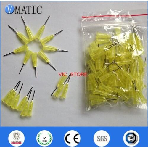 Free Shipping 100Pcs High Quality 0.5'' 20G Precision Adhesive Plastic Blunt Dispensing Glue Needle / Blunt Tip 1/2 Inch