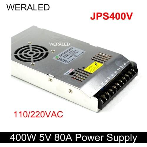 G-energy 5V 80A 400W LED Display Power Supply JPS400V ,Input 110/220VAC PSU Work for P10 P8 P6 P5 P4 P3 P2.5 P2 LED Module