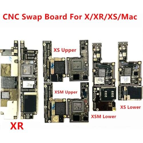 CNC Motherboard For iphone X XS XSMax XR ID Mainboard Use For Swap Keep Phone Data ID Motherboard Baseband Big CPU