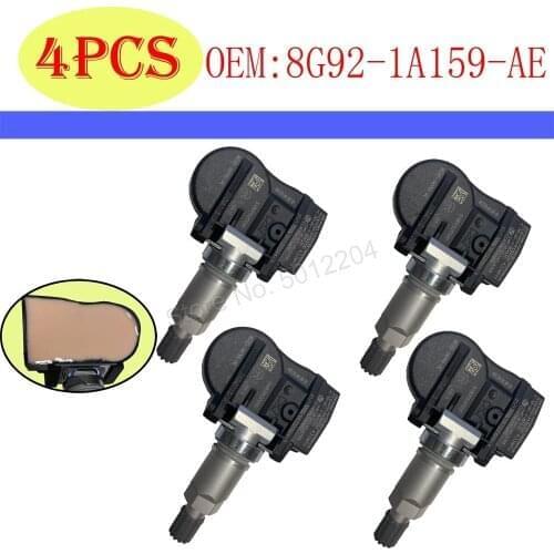 4PCS FOR 2006-2015 FORD GALAXY Tyre Pressure Sensor TPMS 433MHz 8G92-1A159-AE 8G92-1A189-KB