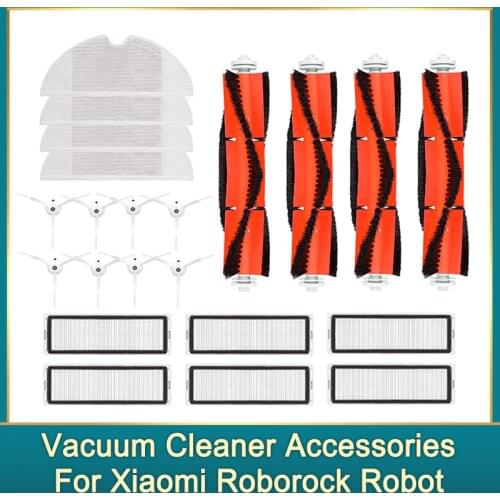 For xiaomi 1 1S roborock s7 S5 S6 Pure Accessories Vacuum Cleaner Parts Washable Mop Cloth HEPA Filter Main Brush Side Brush