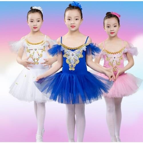 Children Professional Ballet Dancing Dress Girls Ballroom Dance Competition Dresses kids Modern Jazz Swan Lake Tutu dress