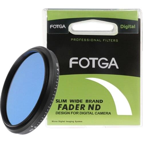FOTGA Slim fader ND camera filter 58 mm adjustable variable neutral density ND2 to ND400