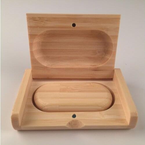 Hot New Bright Bamboo usb 2.0 memory flash stick pen drive with box (Over 15 pcs,free logo)