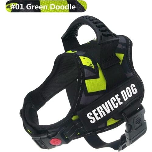 Personalized Pet Dog Harness For Dogs Training Vest small Medium Big Dogs Adjustable Outdoor Protective Harness Collar Pitbull